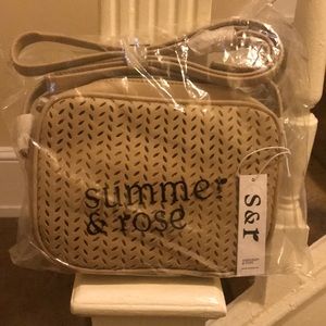 NWT Summer & Rose beige bag